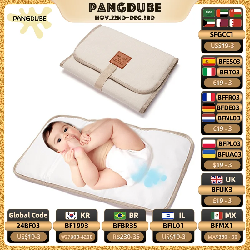 PANGDUpun-couche-culotte imperméable pour bébé, change de produits polymères, pour nouveau-né, pour pépinière