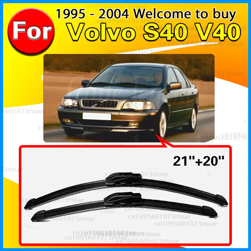 For Volvo S40 V40 1995 - 2004 1997 1998 1999 2000 Car Wiper Blade Front Windscreen Windshield ‌High-performance wiper‌ 21