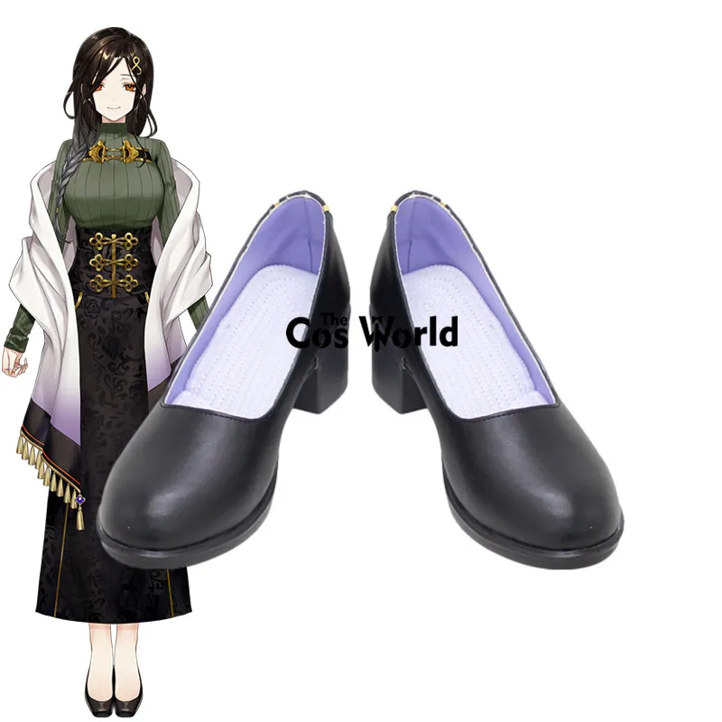 YouTuber Virtual VTuber Shirayuki Tomoe Anime Customize Cosplay Shoes