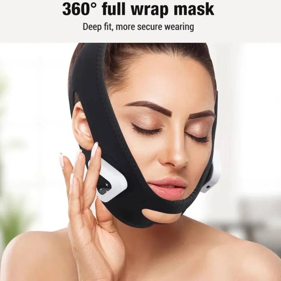 V-페이스 마이크로 전류 마사지기, EMS 뷰티 페이셜 기구, 주름 제거 턱 얼굴 슬리밍 도구, 마이크로 전류 슬리밍 페이스