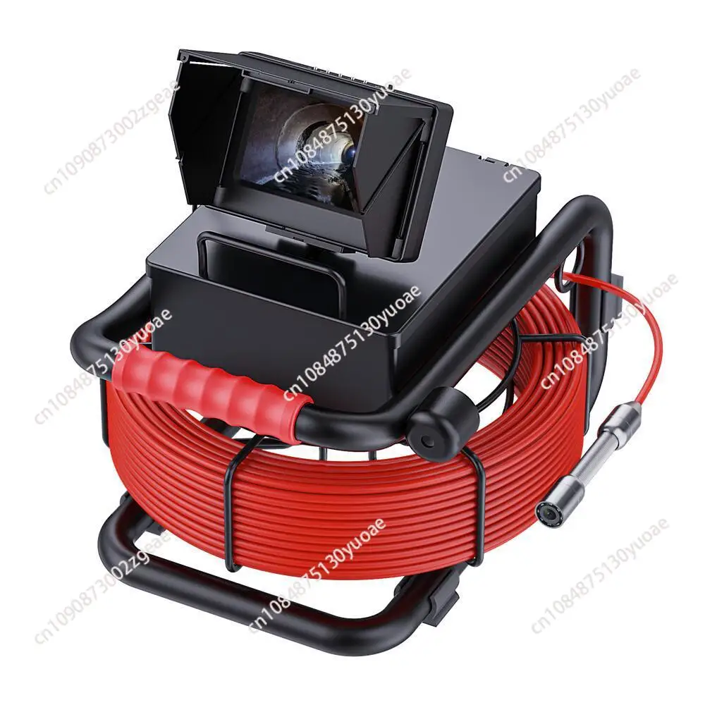 Sewer Pipe Inspection Camera, 16GB Card, DVR, IP68, Drain 17mm, 22mm, 1200TVL, Industrial Endoscope