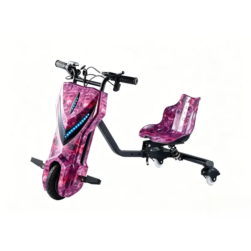Kids Electric Tricycle 360 Degree Rotary Drift Scooter Brushless Motor Lithium Battery 6.5 Inch Wheels Wholesale Sinate Toy