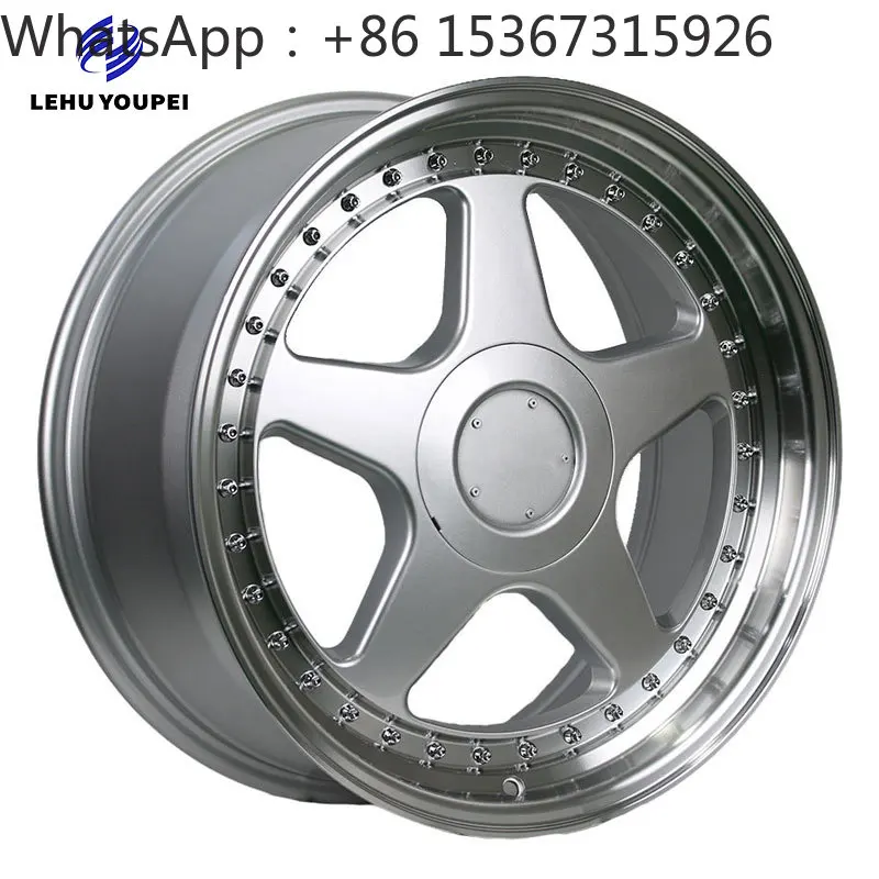 

3PCS 17-24 Inch Five Spoke Forged Alloy Wheels 5 Hole Design with Outer Barrel Lips