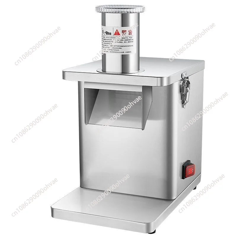 250W electric vegetable cutting machine, fruit slicer, tomato slice or cube cutting stainless steel food processing machine view 4