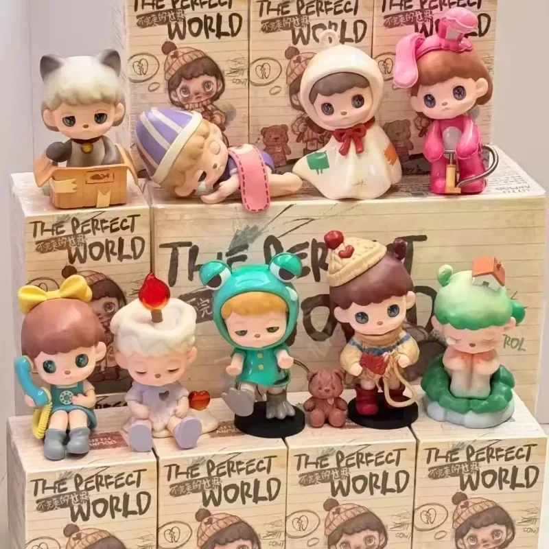 ANMOO Imperfect World Series Blind Box ANMOO V2 Mystery Box Anime Action Figure Cute Doll Surprise Box Girl Gift Collectible Toy