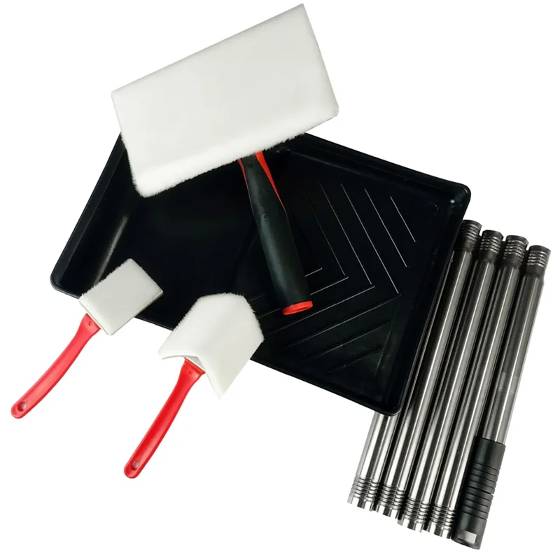 

7Inch Paint Pad Applicator,Paint Edge Trimmer Corner Walls & Ceilings Pad Painter Wood Flooring,Furniture Painting Tool-AA26