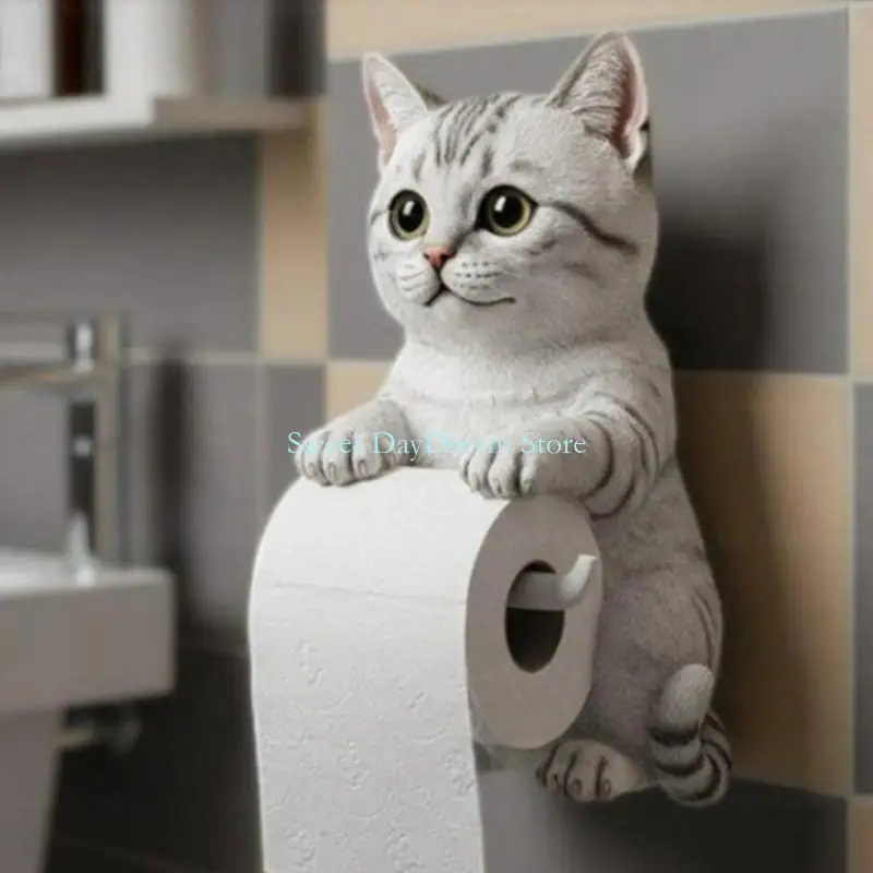 

Y88c настенная настенная кошачья туалетная бумага Организаторы с помощью смолы с конструкцией строительства пространства для