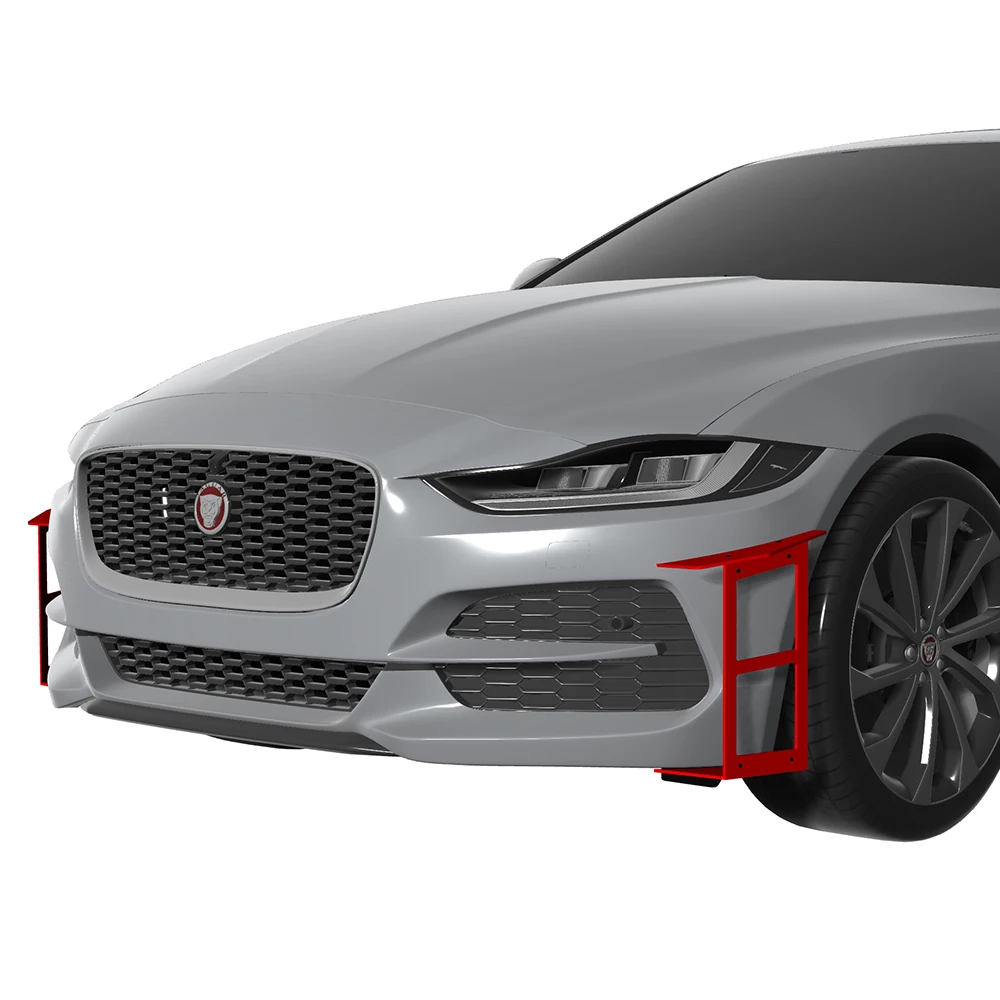 

For Jaguar XE Standard Edition 2017--2021 Year Air Splitter Front Bumper Lip Fender Spoiler Body Kit Accessories