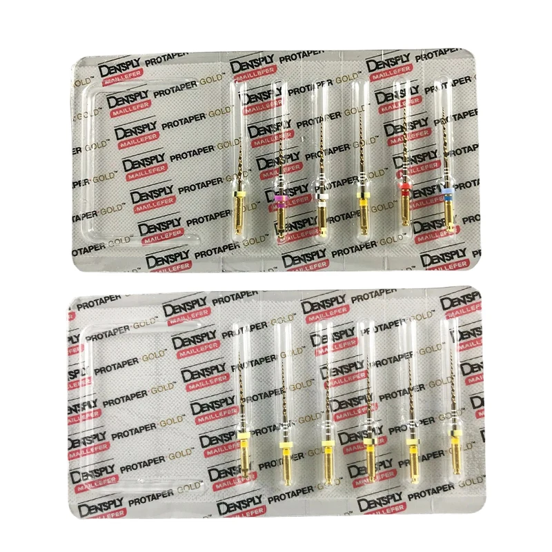 1 قطعة أداة دوارة ذهبية للأسنان تنشيط الحرارة ملفات المحرك المرنة لأداة قناة الجذر أداة مواد طب الأسنان