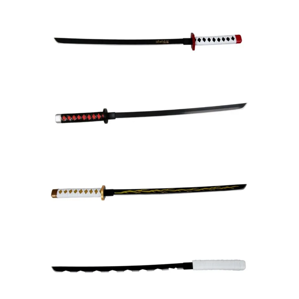 40cm Nichirin Blade Sword Demon Slayer Anime Peripheral PVC Katana Tanjirou Inosuke Zenitsu Tomioka Weapon Model Cosplay Toys