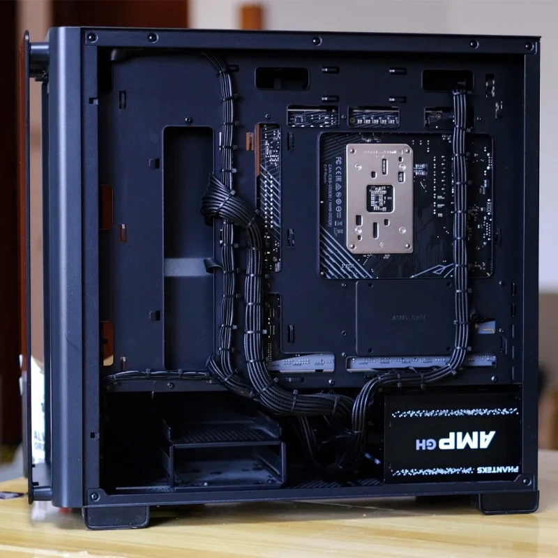 A23 Mini Case Matx Back Plug Supports 360 Water Cooled 380 Graphics Card 3-Side Dustproof Side Transparent Desktop Pc Host Case
