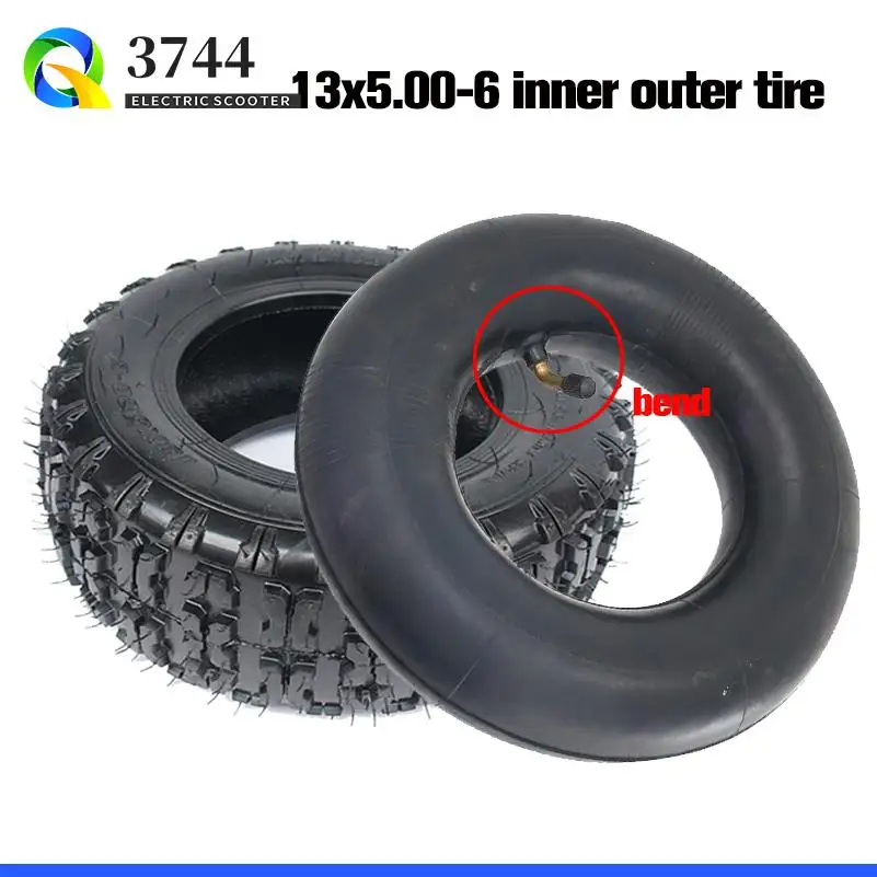 Neumáticos y Cámara de Aire 4.10-6 13x5.00-6 para Razor Dirt Quad, Yerf Dog, Motovox MGK10, CK100, SK100, Go Kart, TaoTao