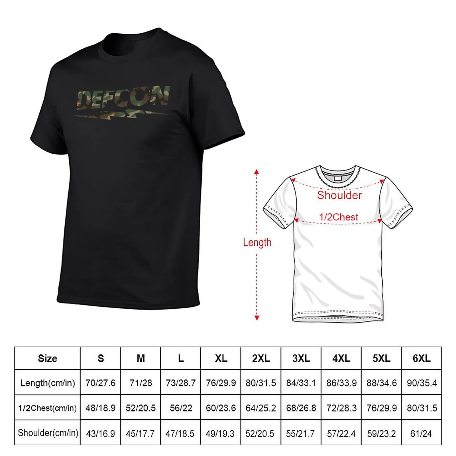 Defcon-woodland camiseta estética del sudor, ropa de anime, camisetas ajustadas para hombres