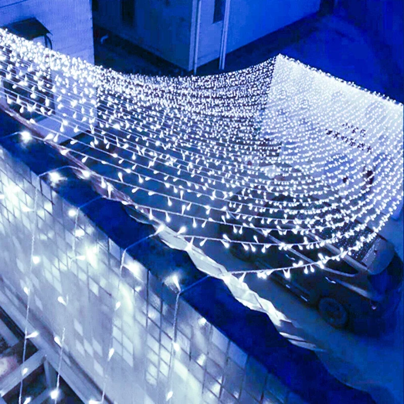 2025 10/20M EU Plug Christmas Garland Light LED Strings Light Outdoor Light for Xmas Tree Wedding Party New Year Holiday Light