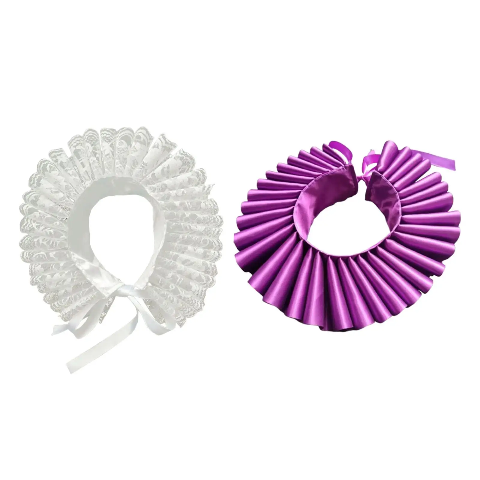 

Поддельный воротник с рюшами на шею для нарядного платья, аксессуары для свадебного костюма