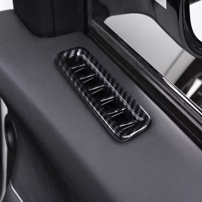 For Changan UNIK UNI-K 2021-2023 Carbon Car Front Dashboard Air Conditioning Vents Outlet Cover Trim Styling Accessories