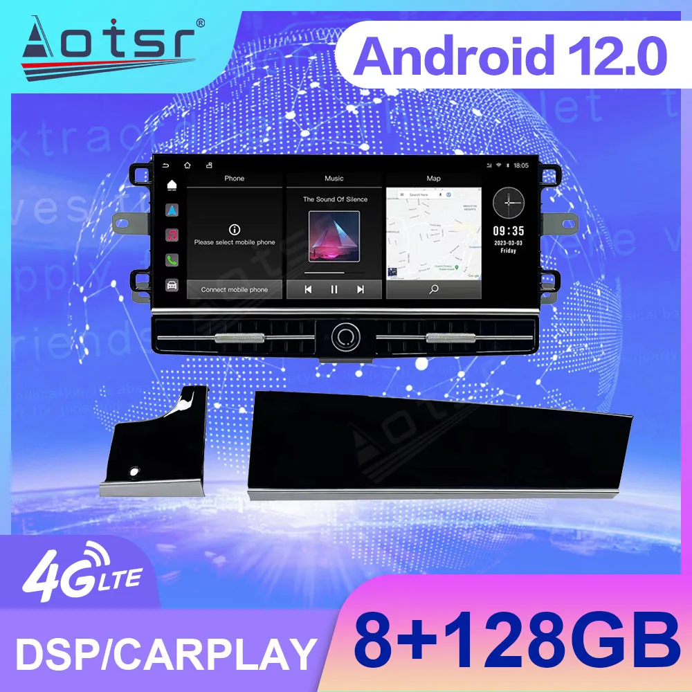 

Android12.0 8+128G Car Radio For Porsche Paramera Multimedia Carplay Audio Vedio Player Stereo GPS Auto Navigation Head Unit DSP