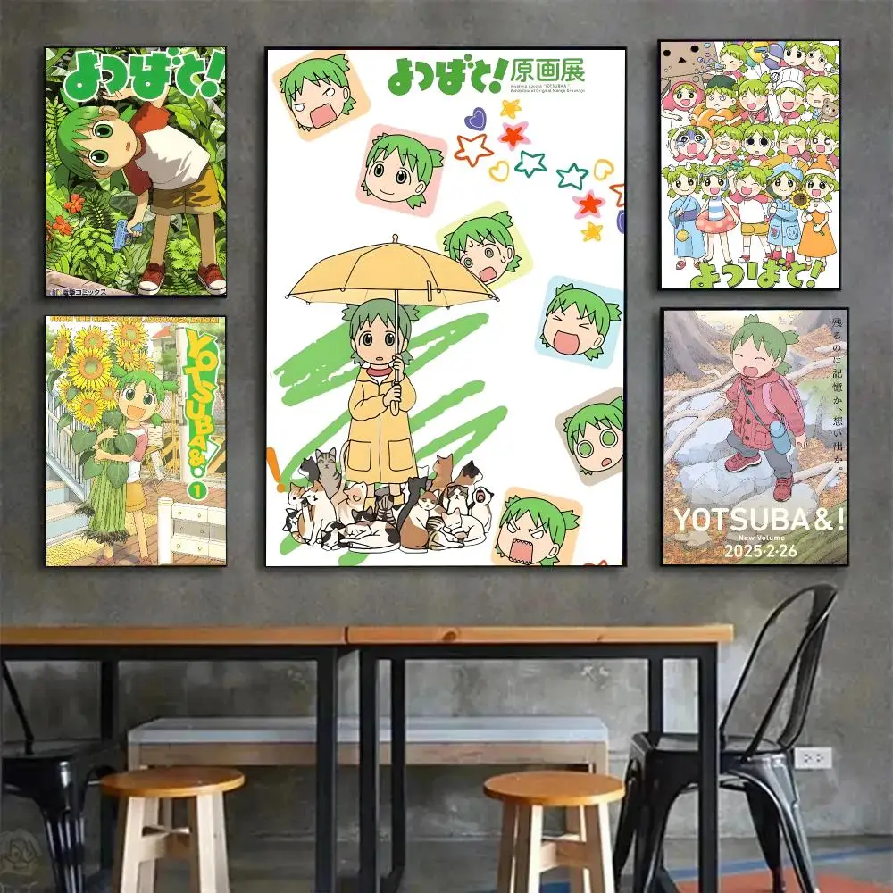 Wholesome Manga Y-Yotsuba Poster Painting Wall Art Mural for Living Room Home Decor and Gifts