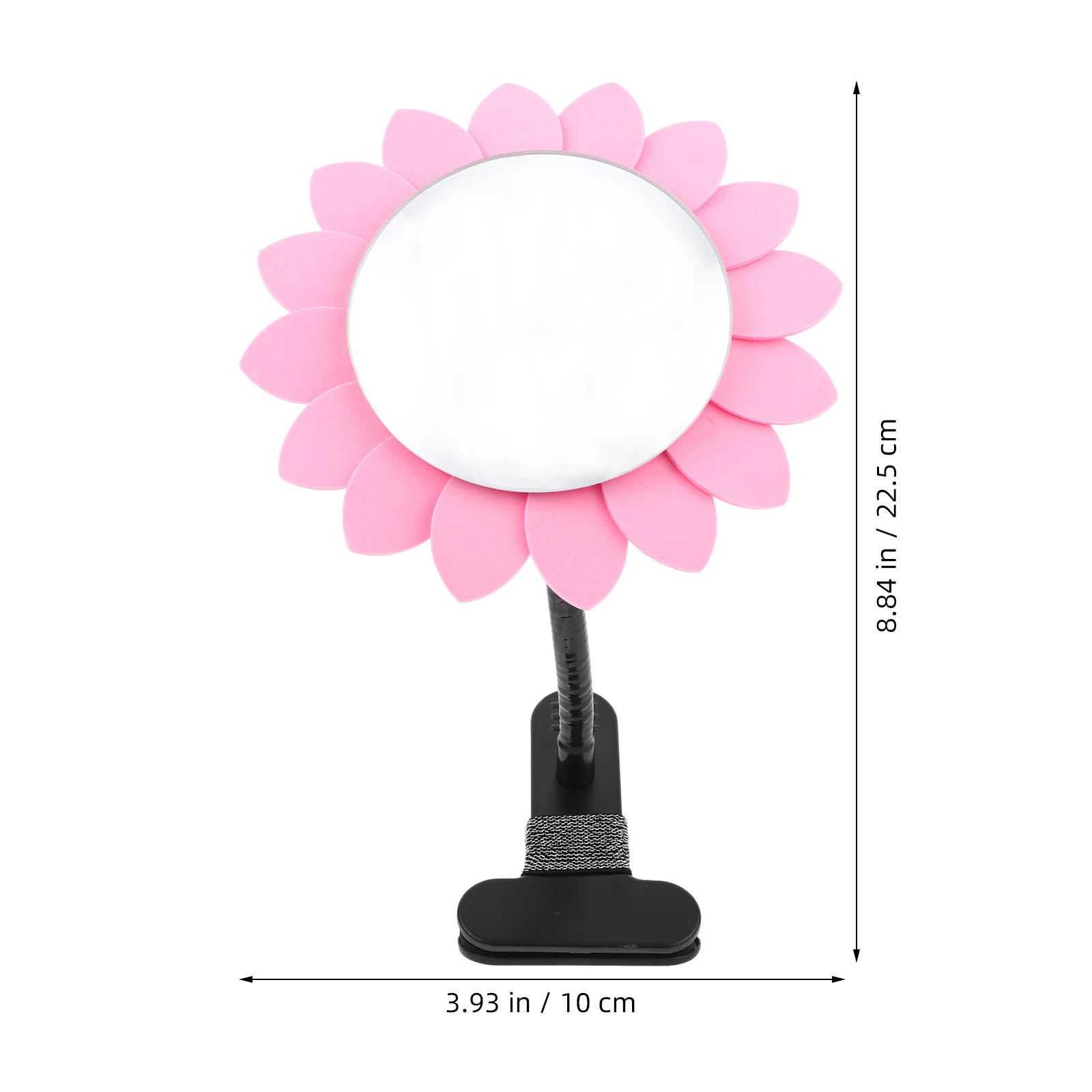 Anti Peeping Desktop Makeup Mirror High Definition Reflection Adjustable Angles Convenient for Quick Touch Ups
