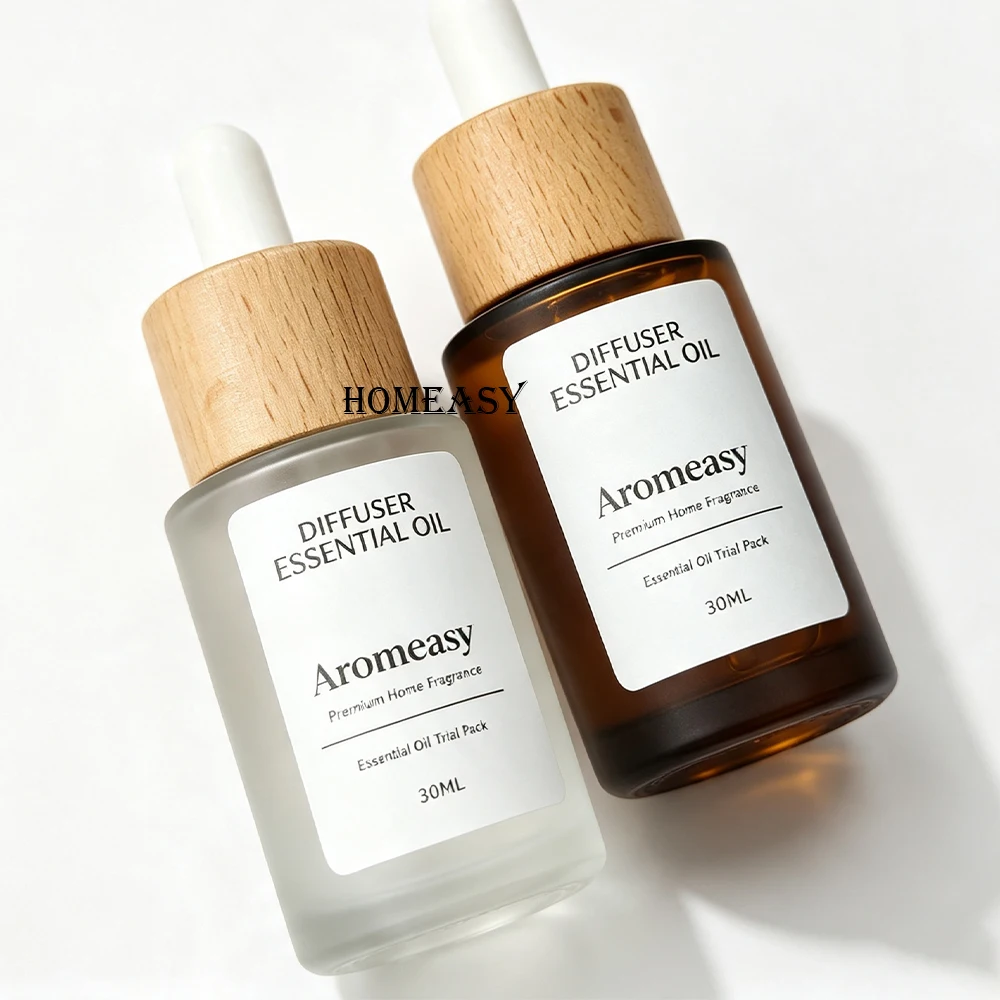 30ml Aromeasy Reed Diffuser Essential Oil Trial Pack Home Fragrance Liquid Air Freshener Hotel Aromatherapy Scent Refill