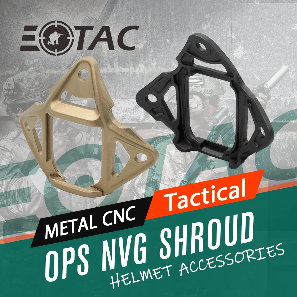 2024 New Tactical NVG Mount Helmet Mount Shroud OPSstyle 3 Hole Skeleton  Compatible with ACH/MICH/OPS-Core Fast/Crye Air