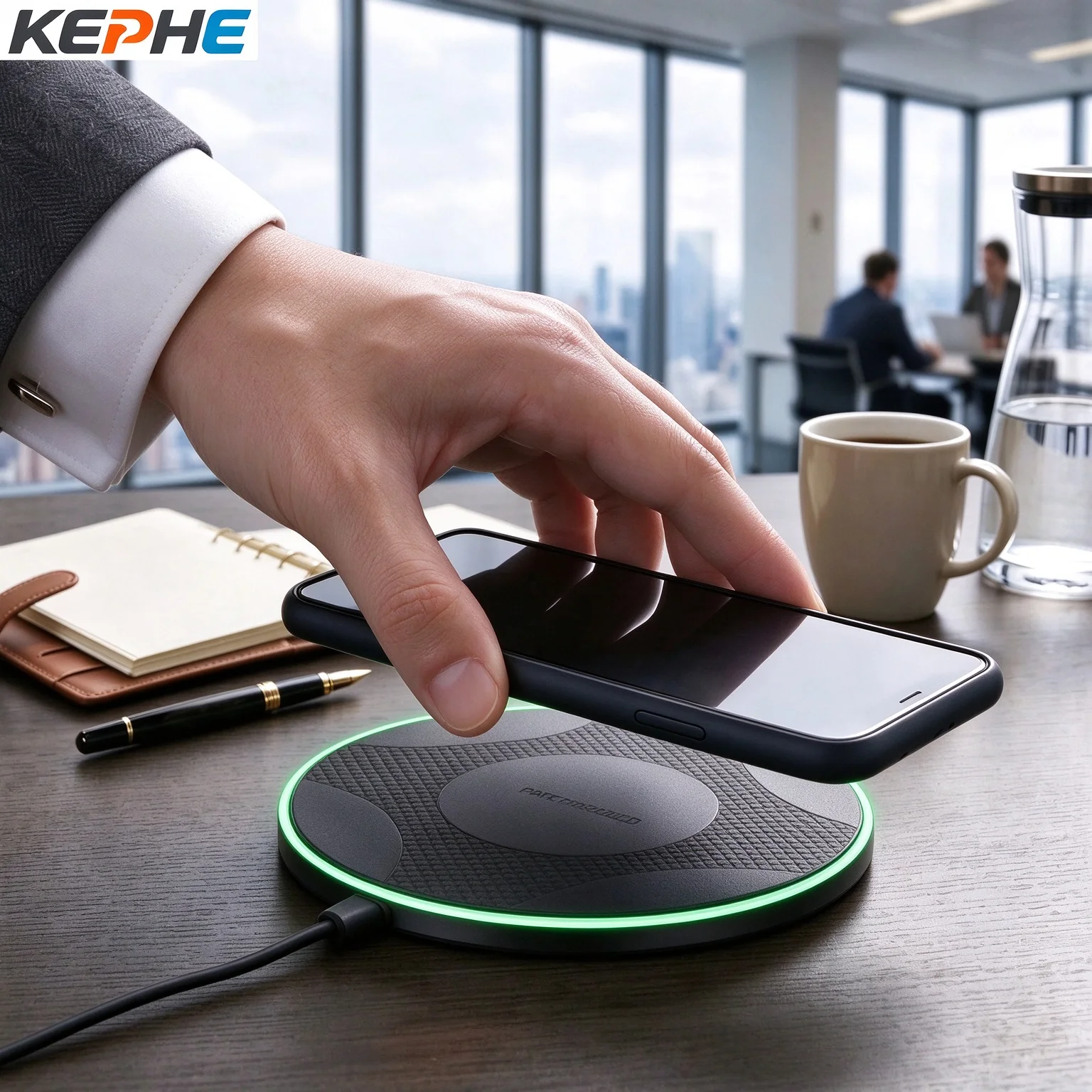 Wireless Charger For iPhone 18-12Pro XS Max X XR Induction Fast WirelessCharging Pad For Samsung S XiaomiType C