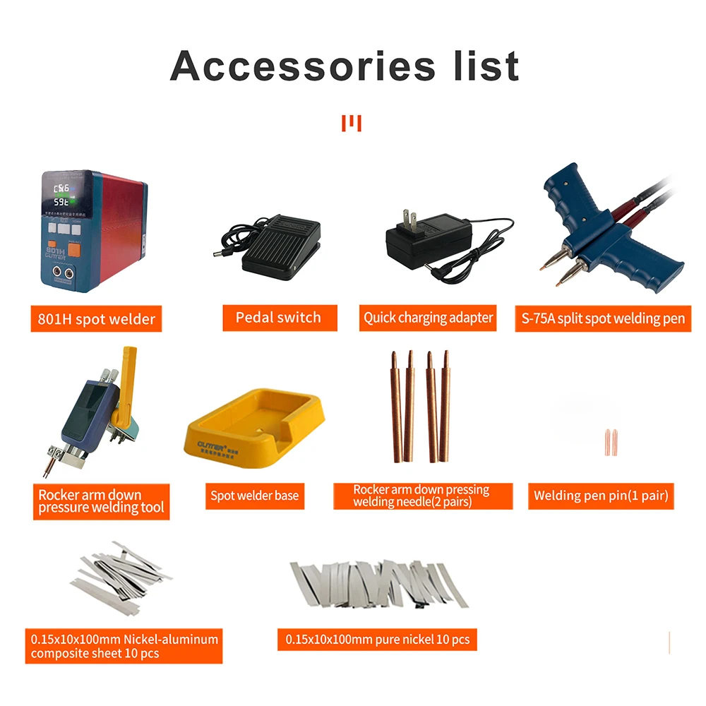 3500A 801H High Current Pulse Spot Welding Machine Lithium Iron Phosphate Batteries Can Be Welded Welding Aluminum And Nickel