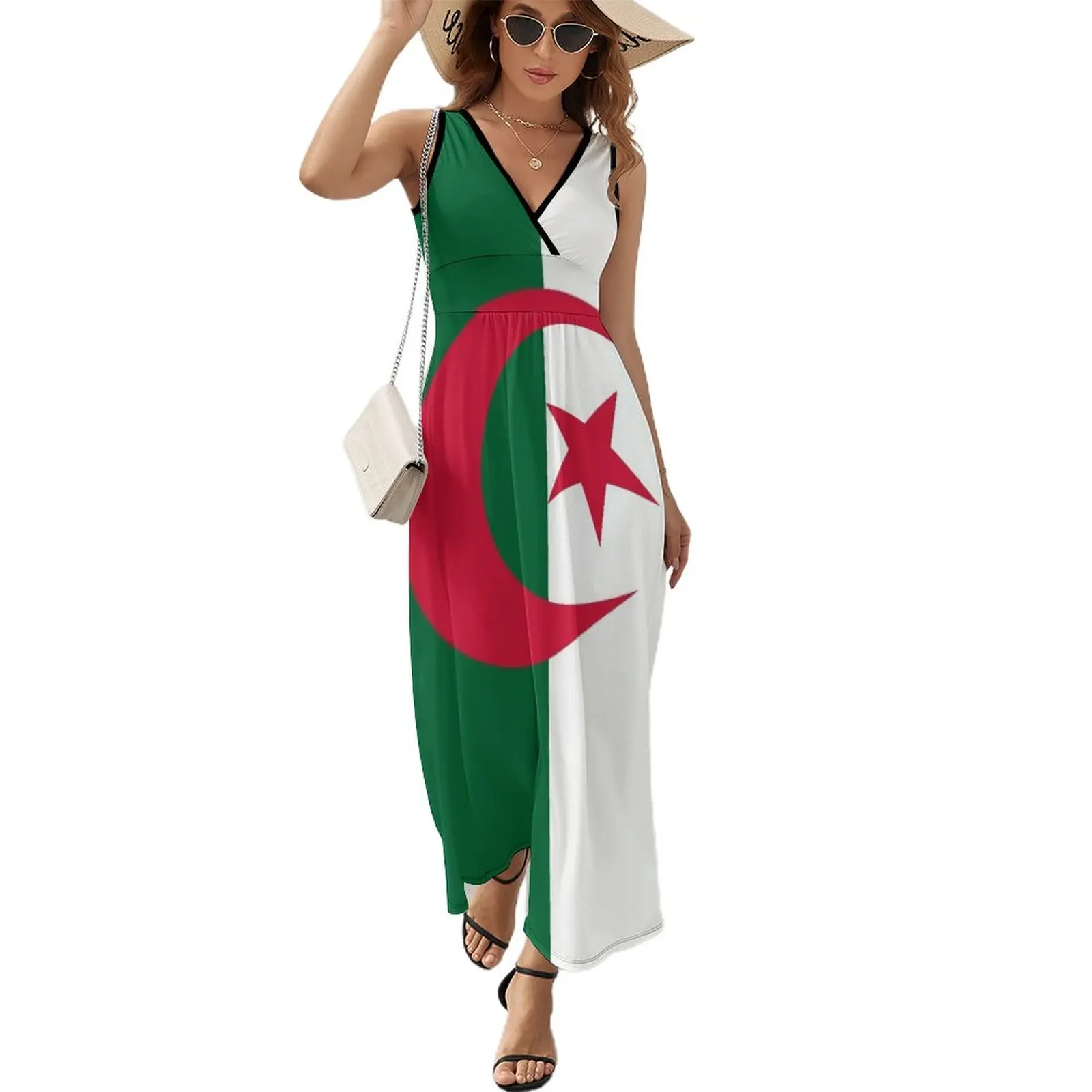 Flag of Algeria Sleeveless Dress clothes for woman Dress women elegant women's dresses sale