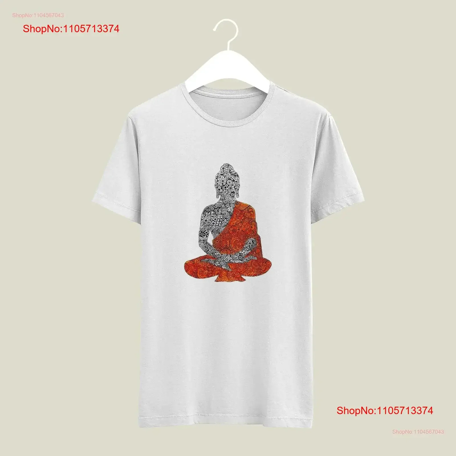 BUDDHA Patch Design printed T Shirt Bharat World buddhism vintage Washed streetwear Soft Stylish Breathable Versatile Casual