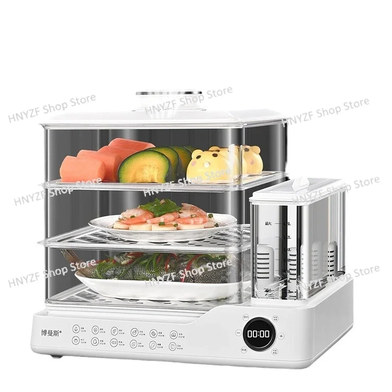 Electric steamer Multi-layer appointment timing Household large-capacity vegetable steamer, fish steamer Electric steamer