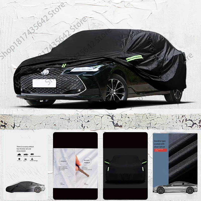 

For Toyota Avalon Anti-UV Sun Shade Rain Snow Resistant Black Cover Dustproof Car umbrella Full Car Cover Outdoor Protection