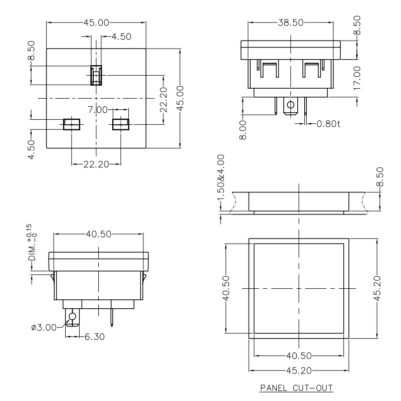 BT-UK-1 13A 250V  45cm X 45mm 3 pins Saudi Certified socket British Standard Cassette UK socket  with protective safety door