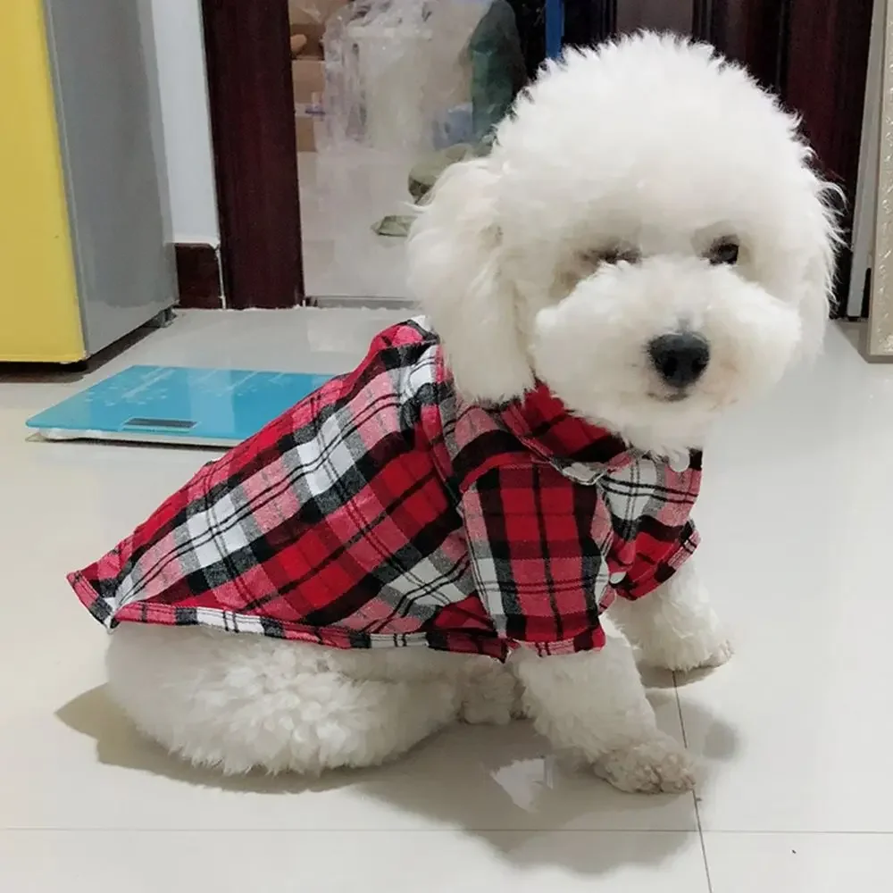 Fashion Classic Cotton Puppy French Bulldog Chihuahua For Small Medium Dogs Cats Dogs Shirt Dog Vest Pets Supplies Summer view 5