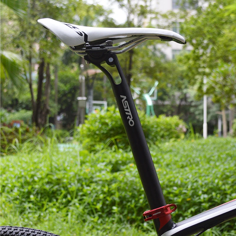 مقعد دراجة آخر الطريق الجبلية السرج Seatpost خفيفة سبائك الألومنيوم الجوف مقعد الدراجة أنبوب 27.2/30.9/31.6 مللي متر * 400 مللي متر أجزاء الدراجات #3