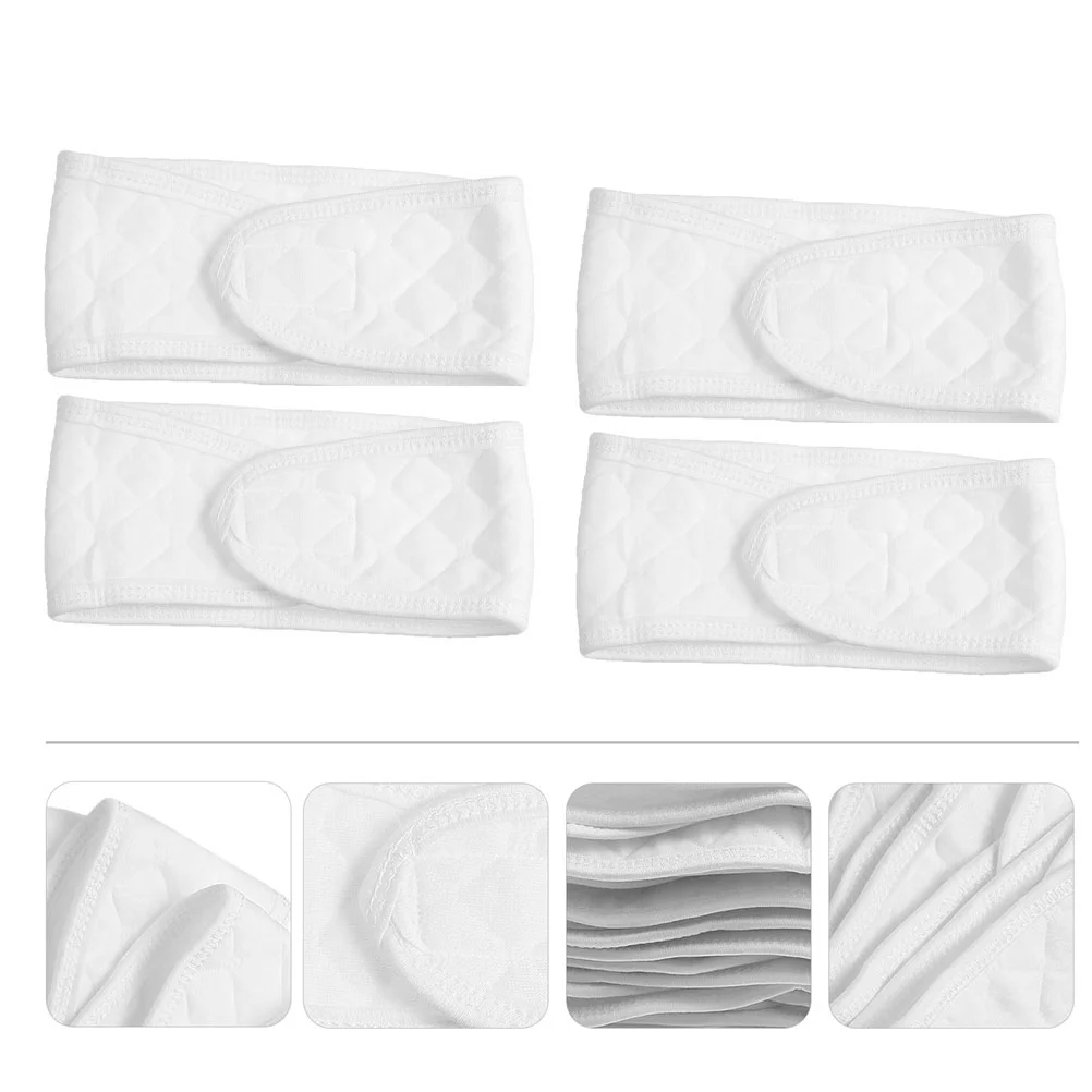 

6 Pcs Newborn Umbilical Cord Belts Infant Navel Band Belly for Baby White Binders Bands Breathable