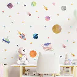 Star Rocket Star Children's Room Kindergarten Porch Home Room Decoration Wall Decoration Wall Stickers Wall Sticker Bedroom