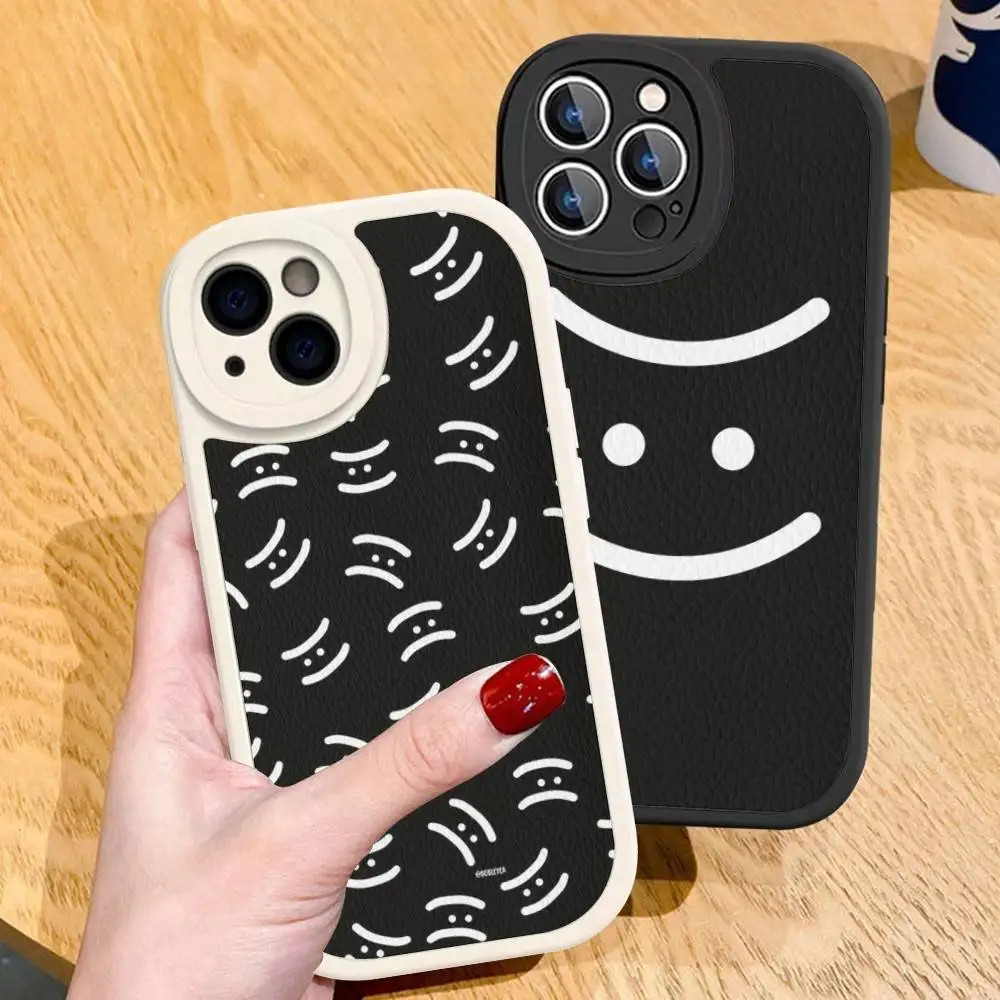 Bad Buddy Leather Phone Case For IPhone 16 15 14 13 12 11 Pro Max Plus Shockproof Cover