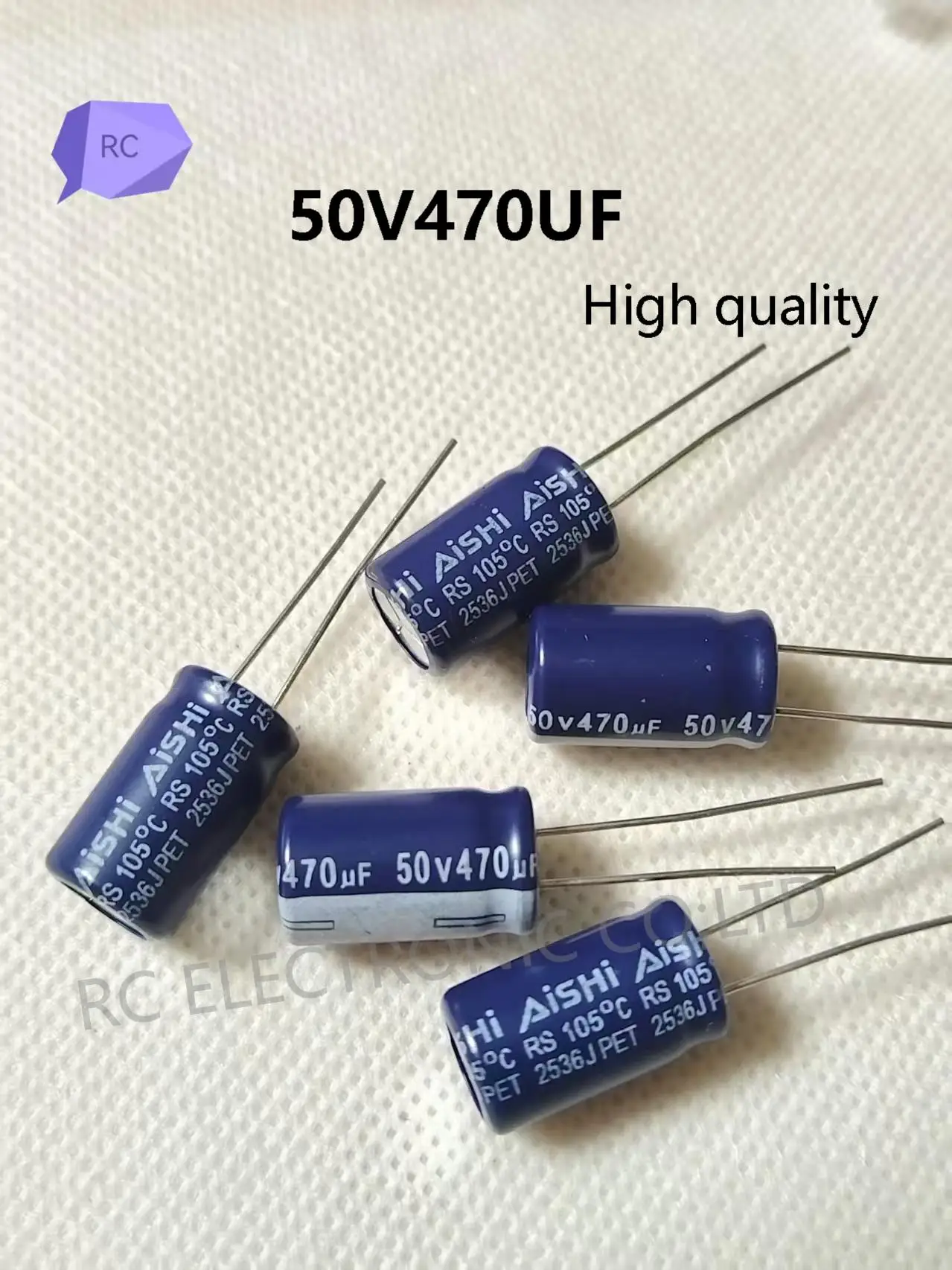 20Pcs 50V 470Uf Ele… - image
