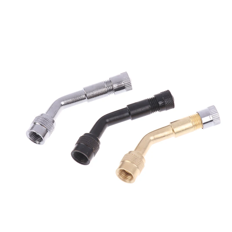 45 90 135 Degree Angle Bent Valve Adaptor Tyre Tube Valve Extension Adapter For Motorcycle Truck Car Moto Bike