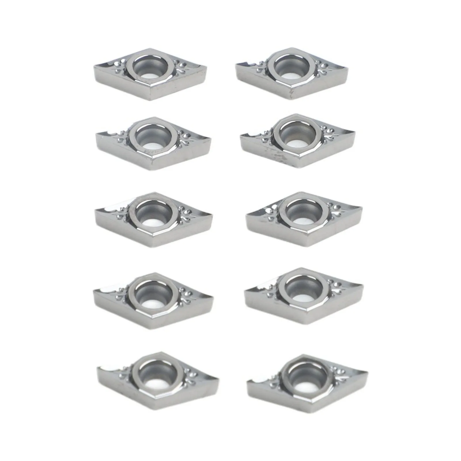DCGT070202 AK Carbide Inserts for Medium and High Load Cutting Applications Including Automotive and Hydraulic Parts Processing