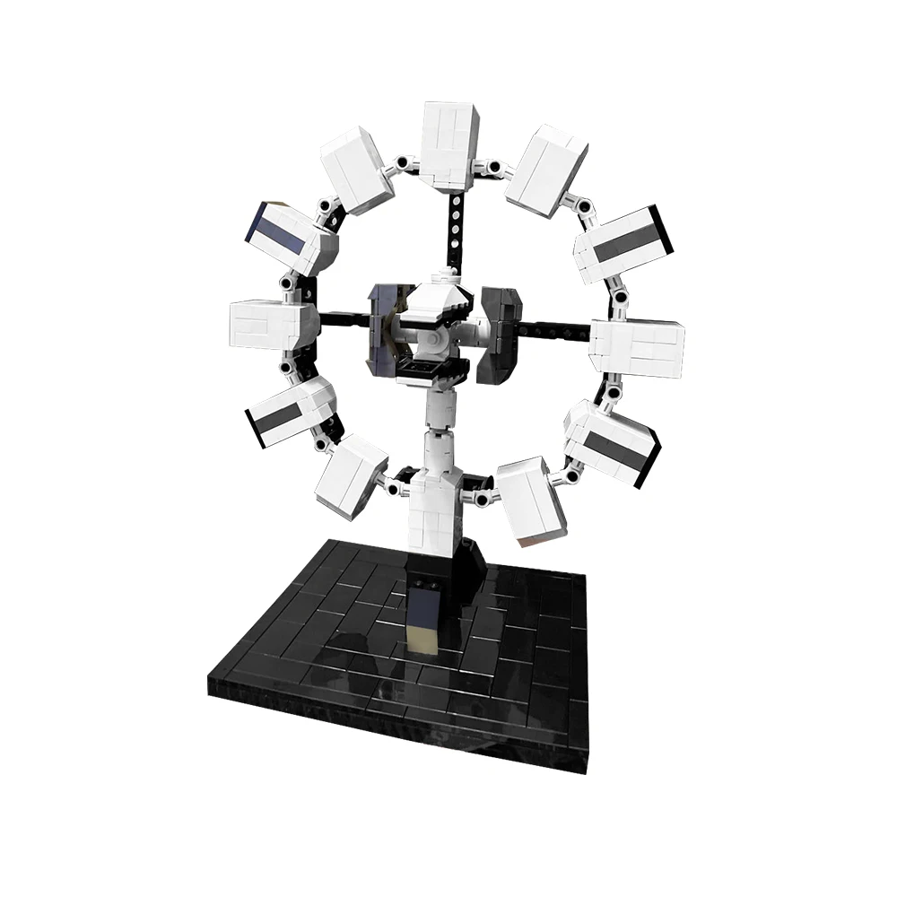 Gobricks MOC Interstellar Ranger Bricks The Spaceship Rocket Space Interstellar Airship Building Blocks Educational Toys Gifts