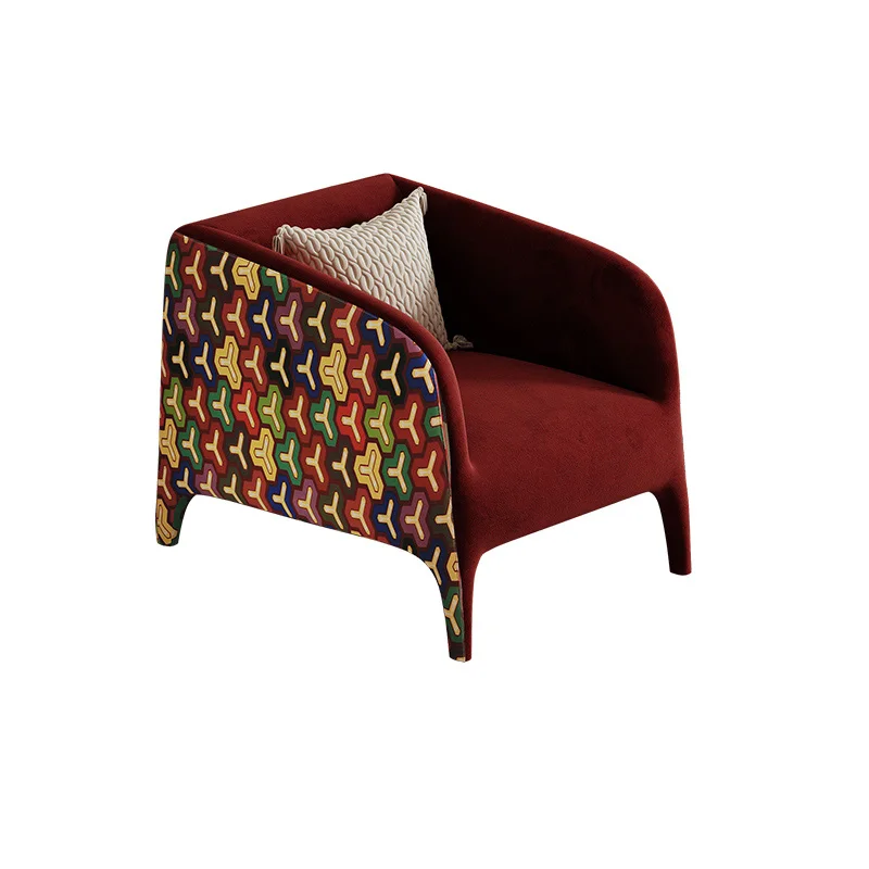 

Modern designer simple single net red art living room lighting luxury leisure chair home bedroom sofa chair