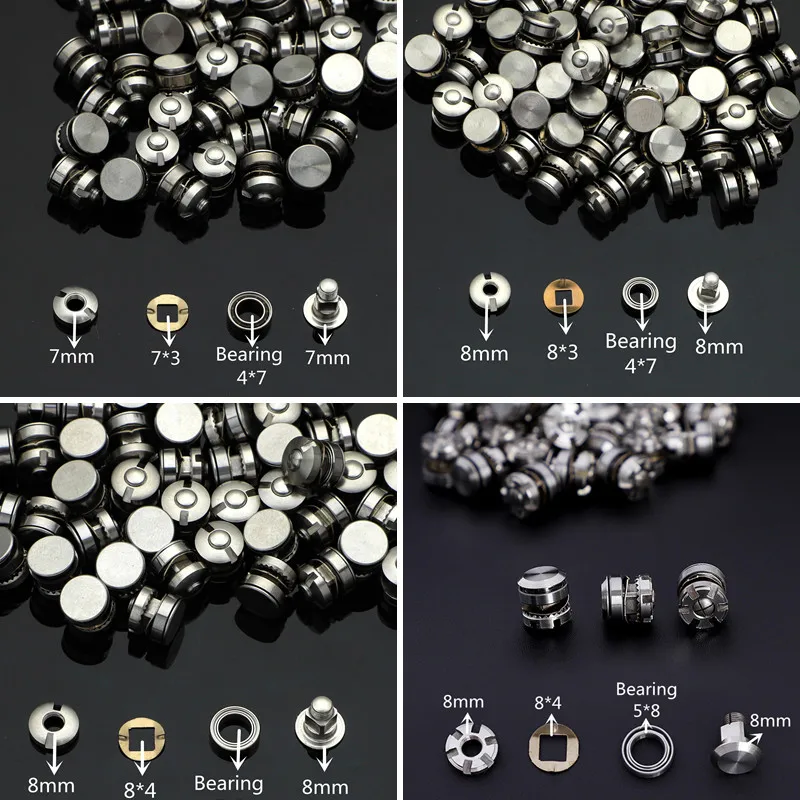 40PCS/LOT 8 Styles Bearing Screws For Hair Scissors Hairdressing Salon Use Accessories Replacements Parts Barber Use Screws