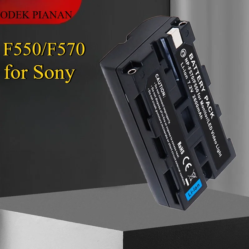 

2600mAh NP-570F550 Battery for Sony Camera & LED Light High Capacity Rechargeable Lithium-ion Replacement for Photography Light