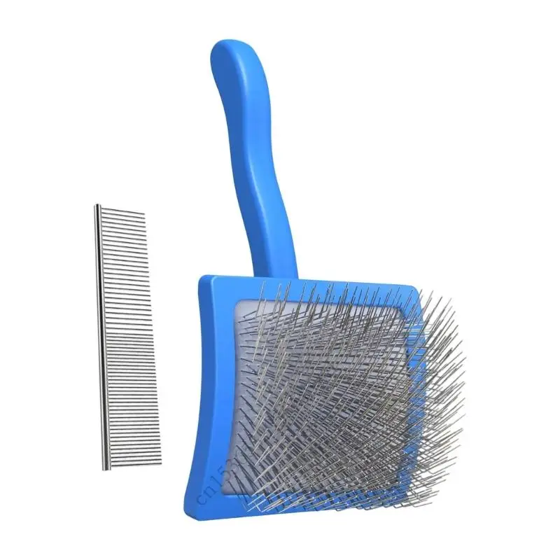 K43D Đa năng chăm sóc thú cưng chải chuốt để loại bỏ các nút tóc abs pet slicker Brush cho chó nhỏ mèo thỏ