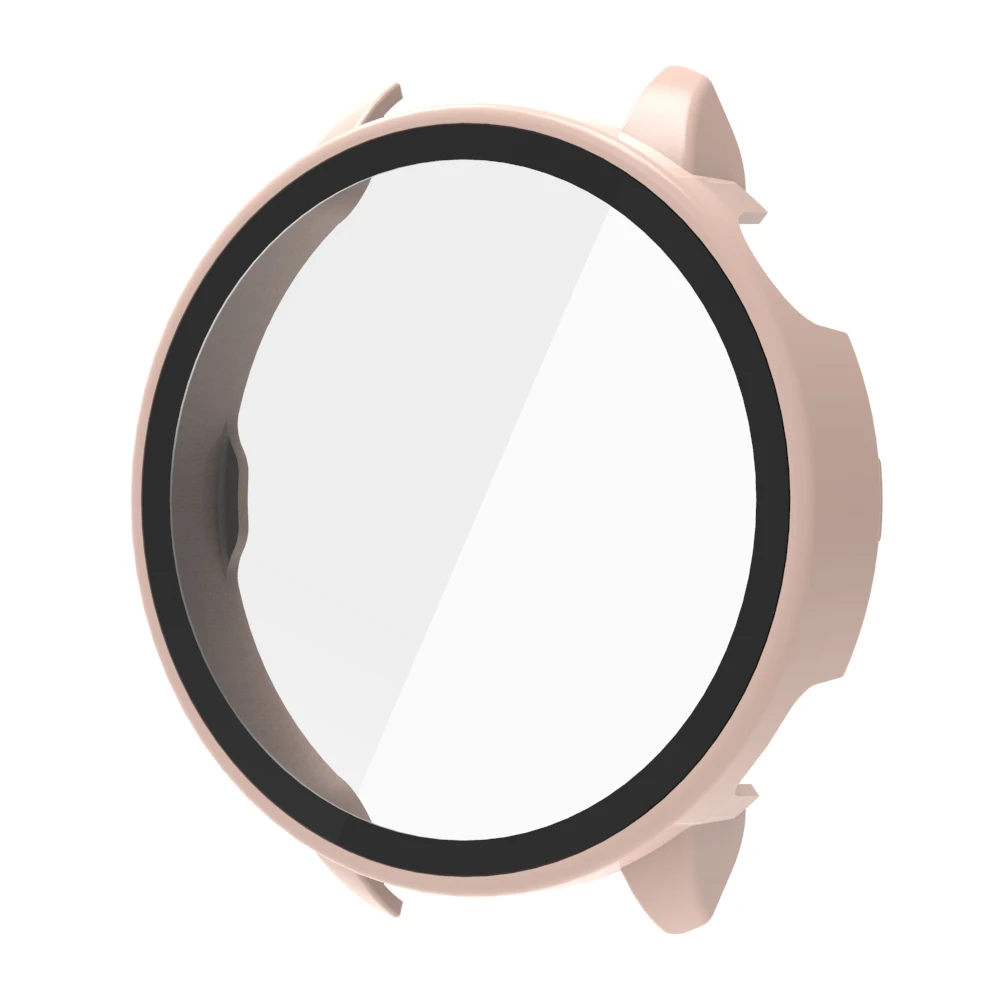 

Для Oppo Watch X2 Mini Watch Case PC Frame со стеклянной пленкой для экрана - розовый