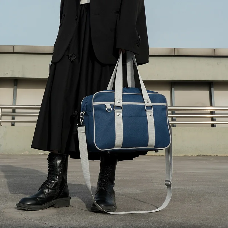 Large Capacity School Bag Oxford Cloth Japanese JK Uniform Bag Commuter Hand Crossbody Student Bag