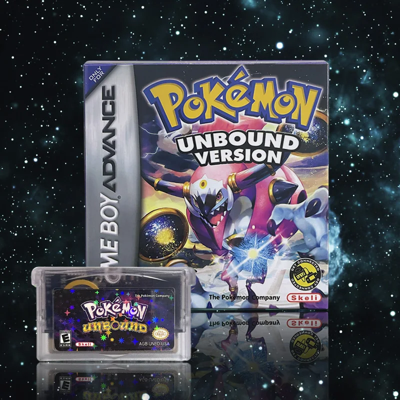 cartucho-de-jogo-gba-usa-esp-pt-pokemon-unbound-rtc-flash-com-caixa-para-console-de-videogame