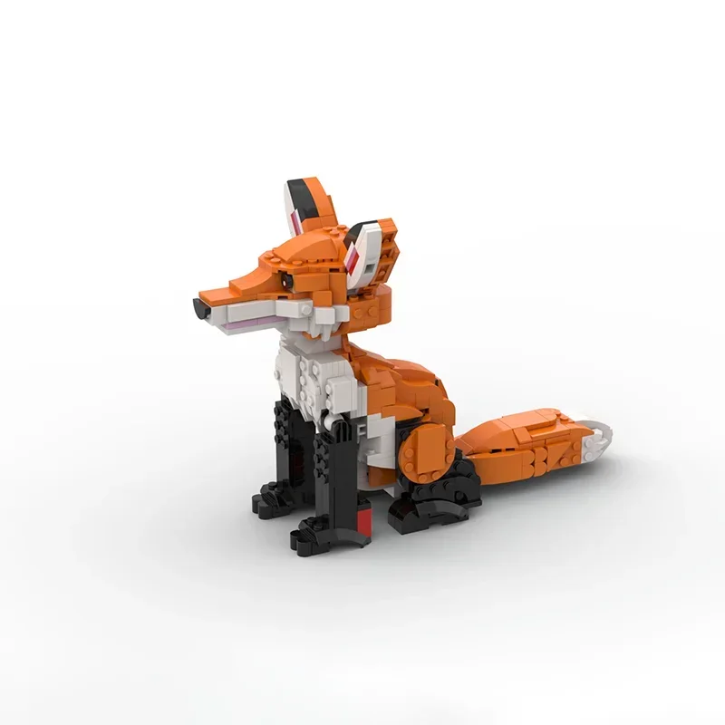 538pcs MOC Sitting Fox Cub Creator 3 1ed Model Building Blocks Architecture Assemble Festival Gifts Creative Toy Brick Birthday view 4