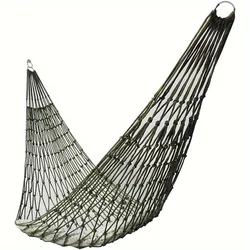 Durable & Lightweight Nylon Hammock: Your Ideal Outdoor Companion for Camping, Garden Fun & Relaxation - Breathable Knit Fabric